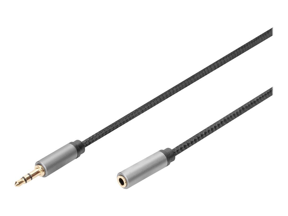DIGITUS Audioverlängerungskabel, Stereo Mini-Klinkenstecker