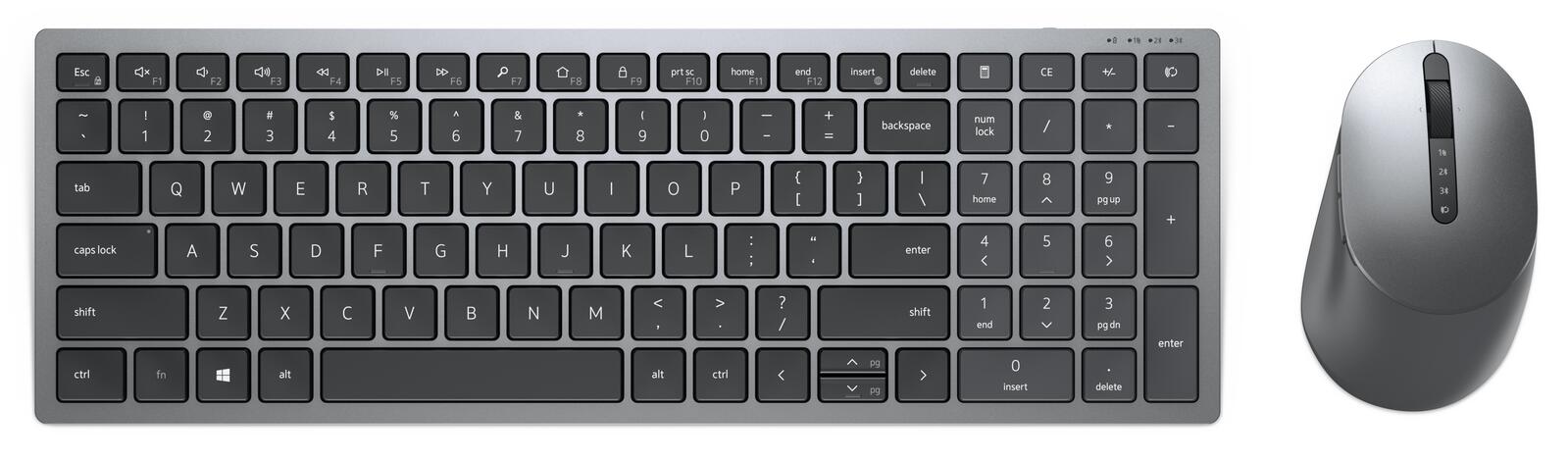 Dell KM7120W Tastatur-und-Maus-Set grau