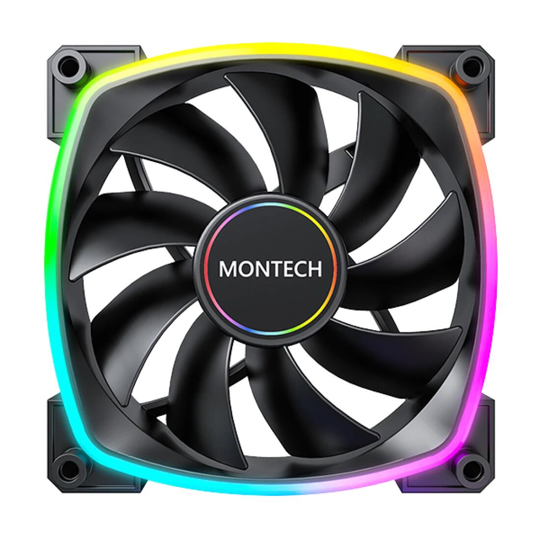 Montech Lüfter AX140 PWM, 140mm, Schwarz