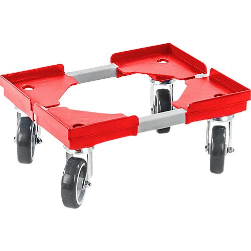 Roll-Fix, Kunststoff-Rollen, rot, 410 x 310 x 175 mm