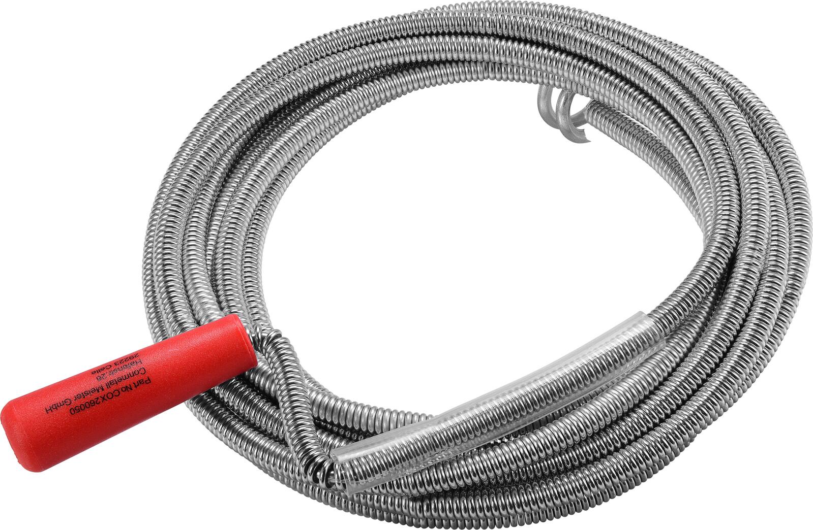 CONNEX Rohrreinigungsspirale mit einer Kunststoffkurbel 5m