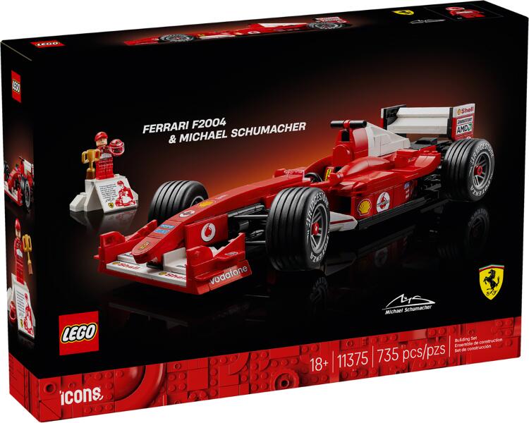 LEGO® Icons 11375 Ferrari F2004 und Michael Schumacher