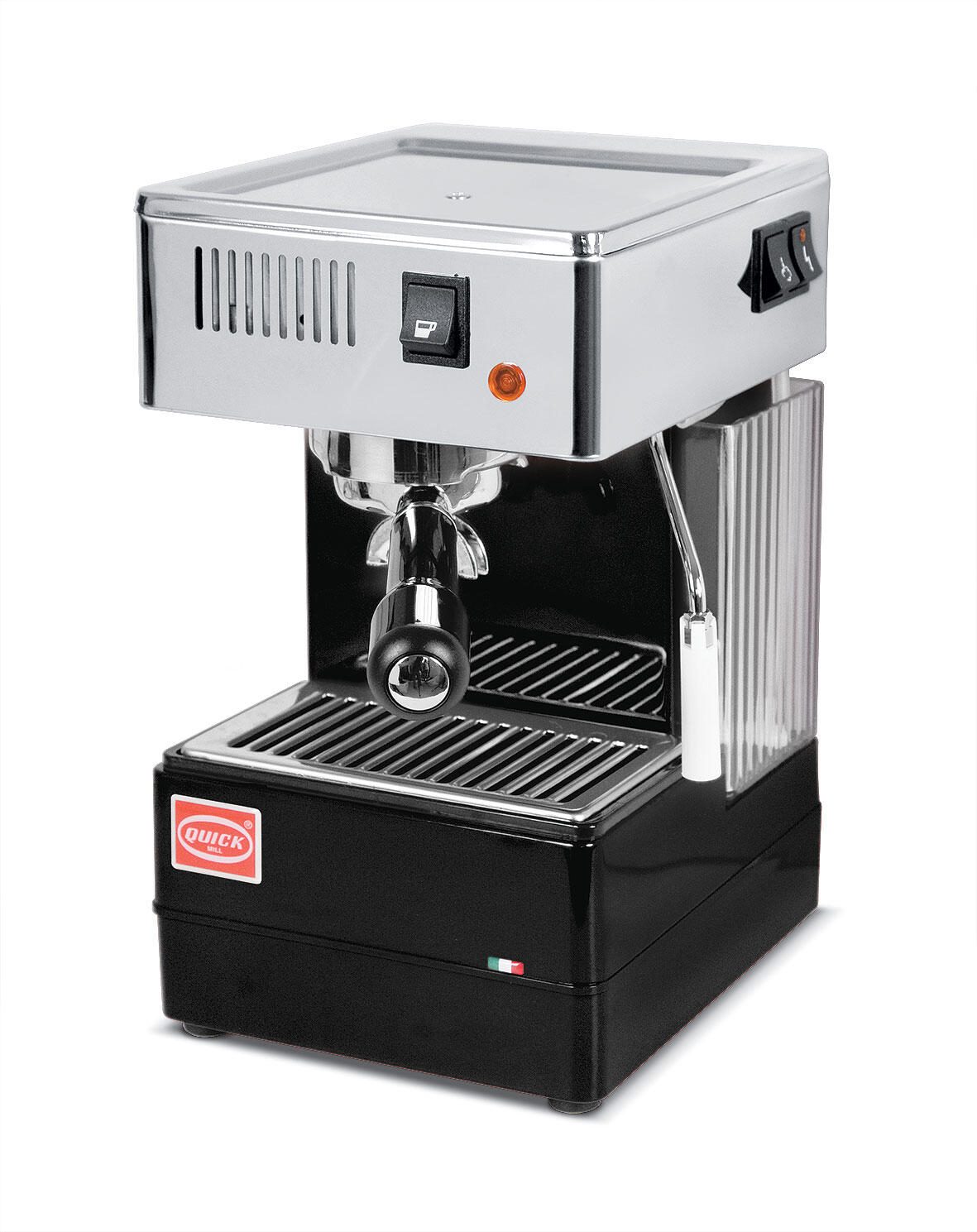 Quick Mill STRETTA Siebträgermaschine – schwarz (0820-O-XX-NE)