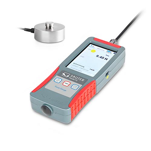 KERN Kraftmessger?t FS 2-50KRQ1, digital, externe Messzelle, Messbereich 50 kN, Ablesbarkeit 10 N, interner Speicher, USB, Akkubetrieb, in Koffer
