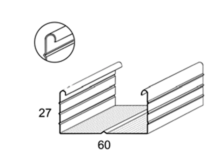 BUTLER PRO CD 60/27 C-Deckenprofil CD60276A rund
