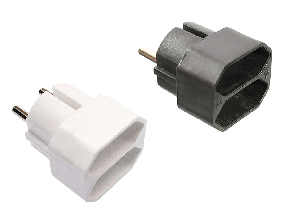 as-Schwabe Eurostecker 2-fach weiß