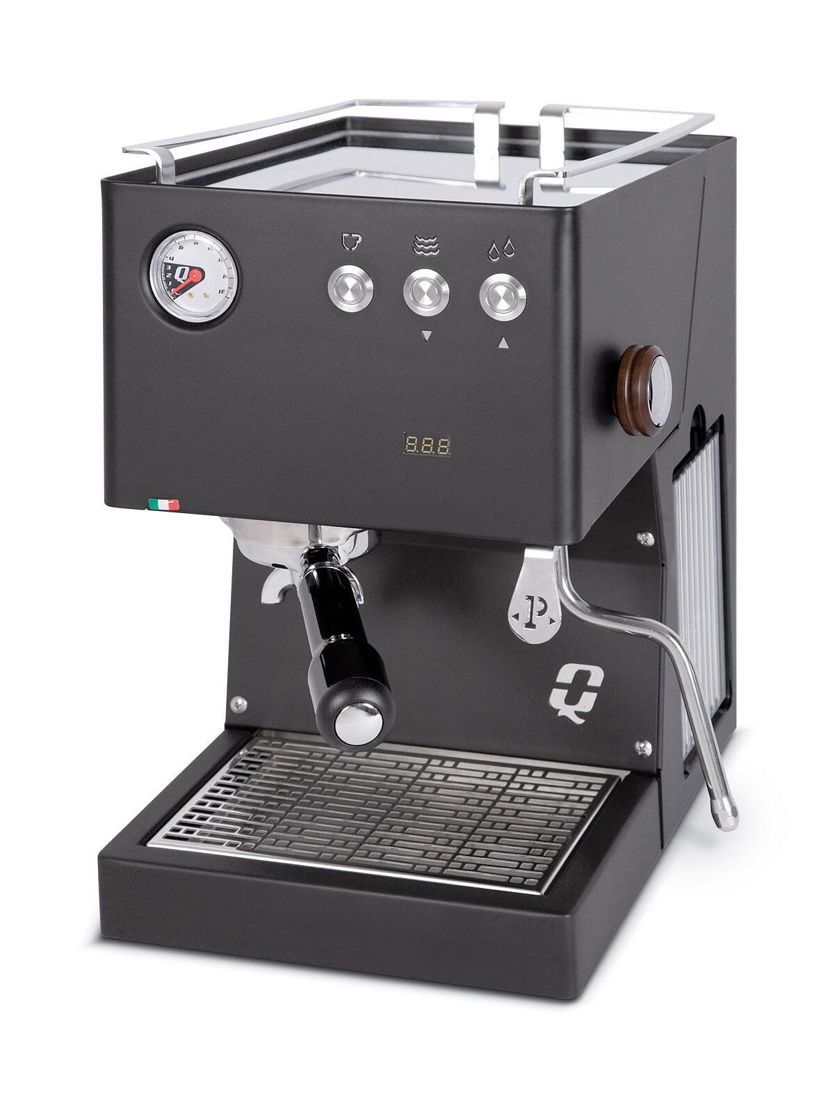 Quick Mill POP! Siebträgermaschine – mattschwarz (02043-O-XX-NE)