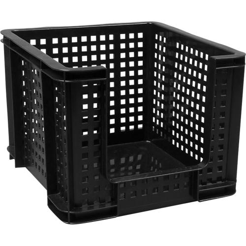 Really Useful Boxes Gitterbox, 35 Liter, ?ffnung vorne, schwarz