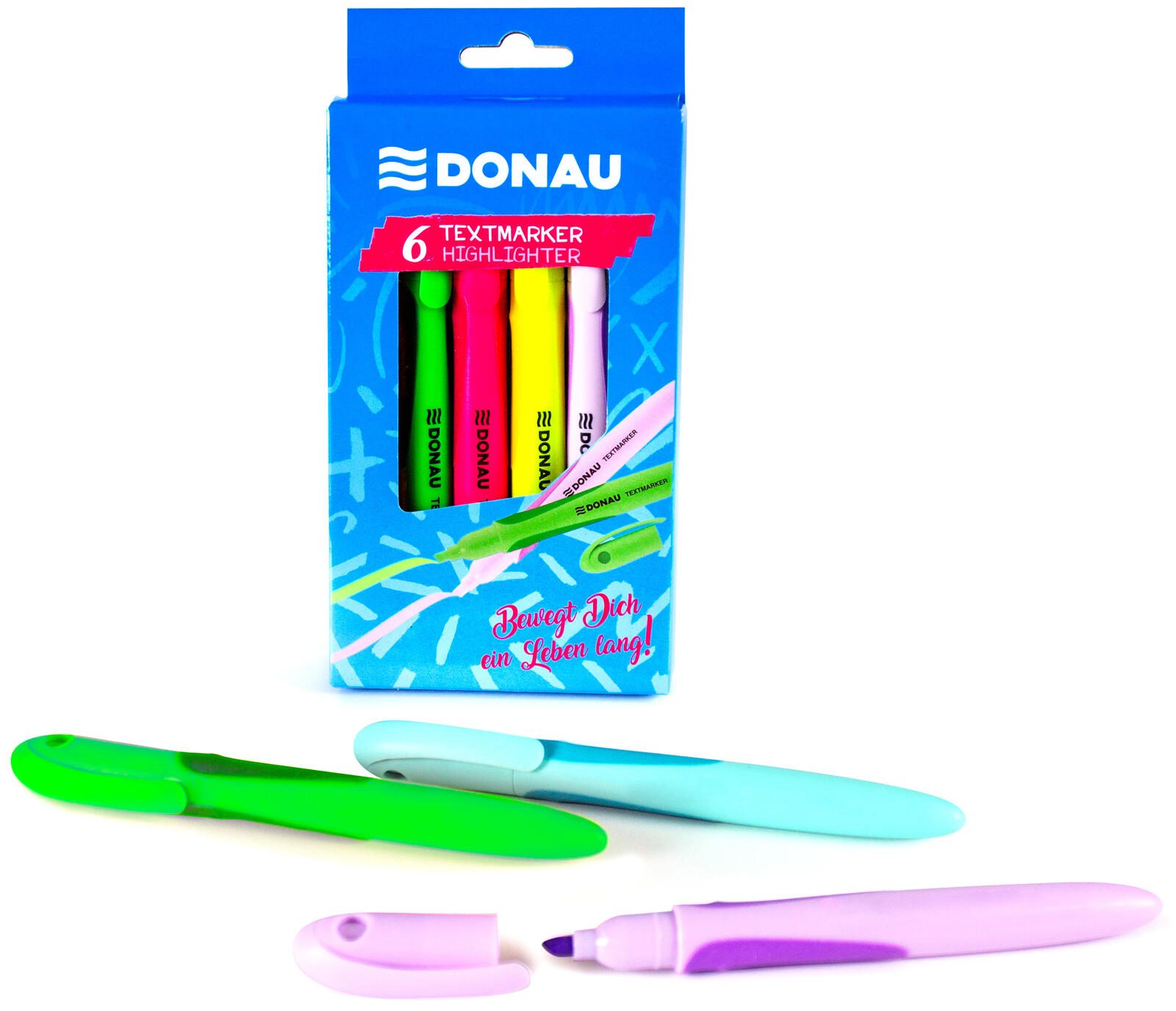 DONAU Textmarker farbsortiert, 6 St.