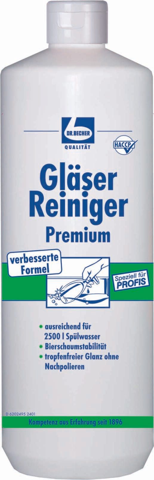 DR.BECHER Gläser Reiniger Premium Spülmittel 1,0 l