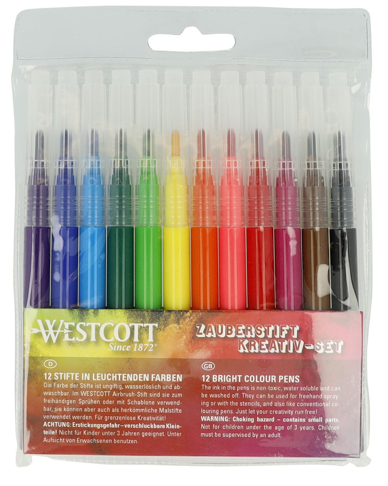WESTCOTT Airbrush-Stifte Mehrfarbig 1.0 – 5.0 mm
