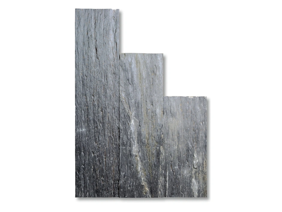 Nat.Stelen Schiefer schwarz 4-8x33x175cm