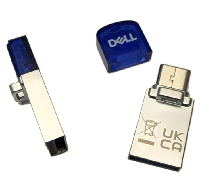 Dell Combo USB-Stick 256 GB Blau/Silber