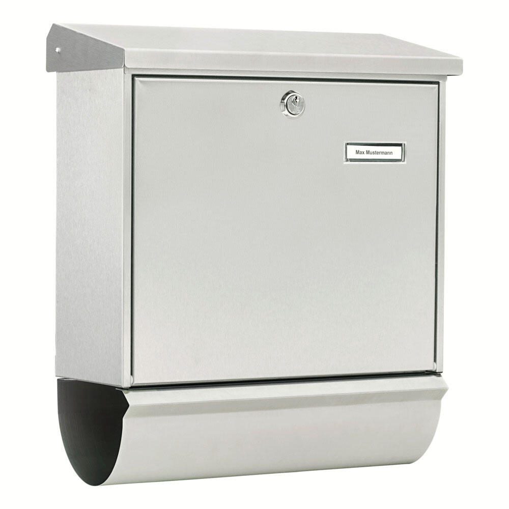 BURG WÄCHTER Briefkasten Comfort – Set 32680 silber