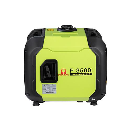 Pramac Stromerzeuger P 3500 i, Benzinbetrieb, Tankinhalt 9 l, 3,0 kW, 230 V, 61 dB, Elektrostart, 2 Steckdosen