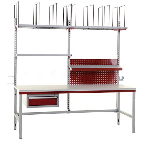 Rocholz Komplettpacktisch Komfort System Flex, 2000 mm, umfangreiches Zubeh?r