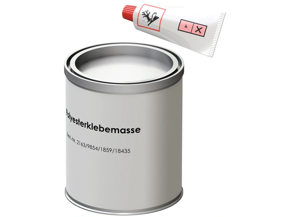 Aco Drain Kleber Polyspachtel mit Härtertube 500 g