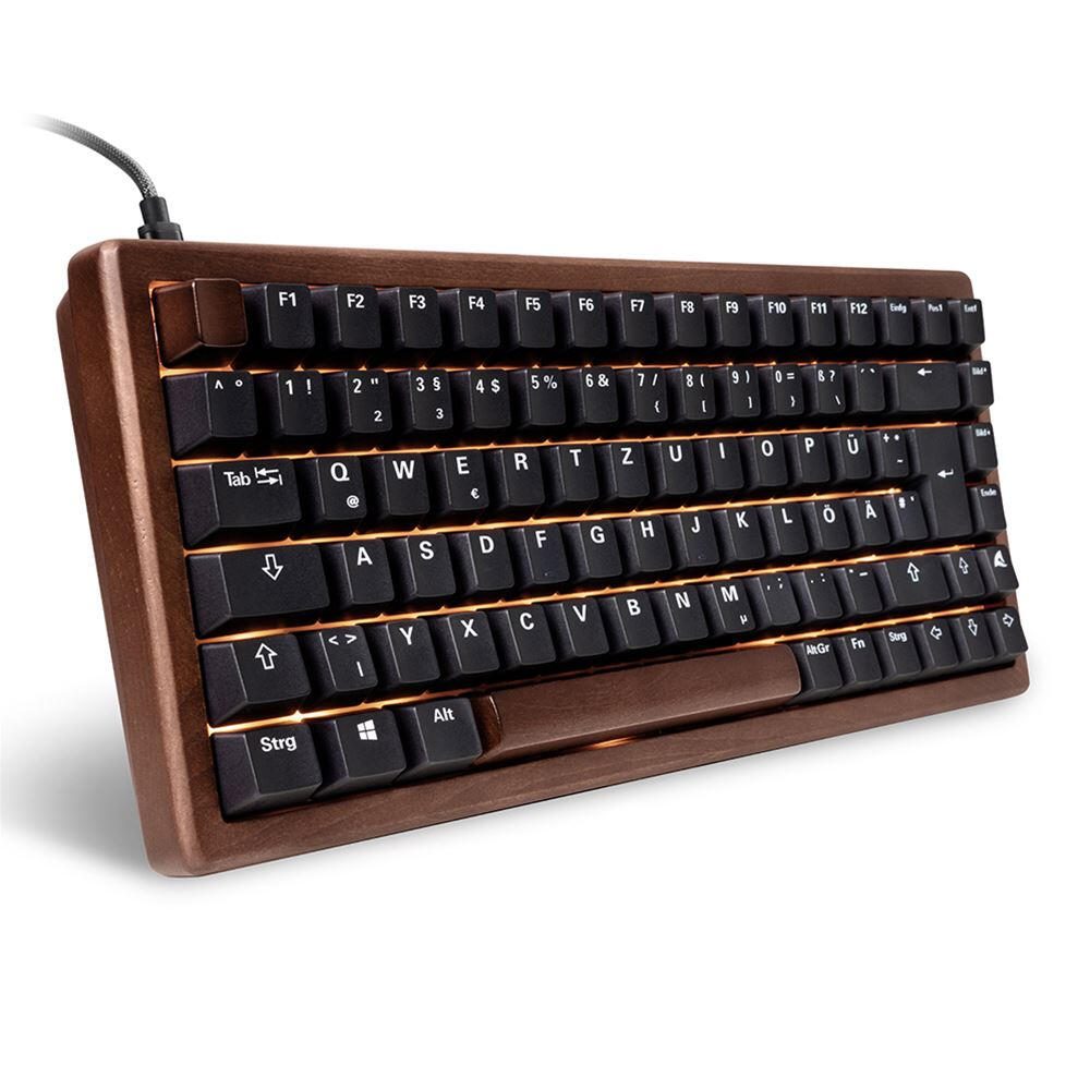 Sharkoon Tastatur Skiller SGK50 S3 PBT kabelgebunden 75% wood