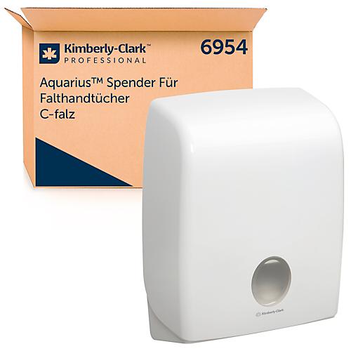 Kimberly-Clark? Aquarius Rollenhandtuchspender 6959, L 428 x B 338 x H 241 mm, Kunststoff, wei?