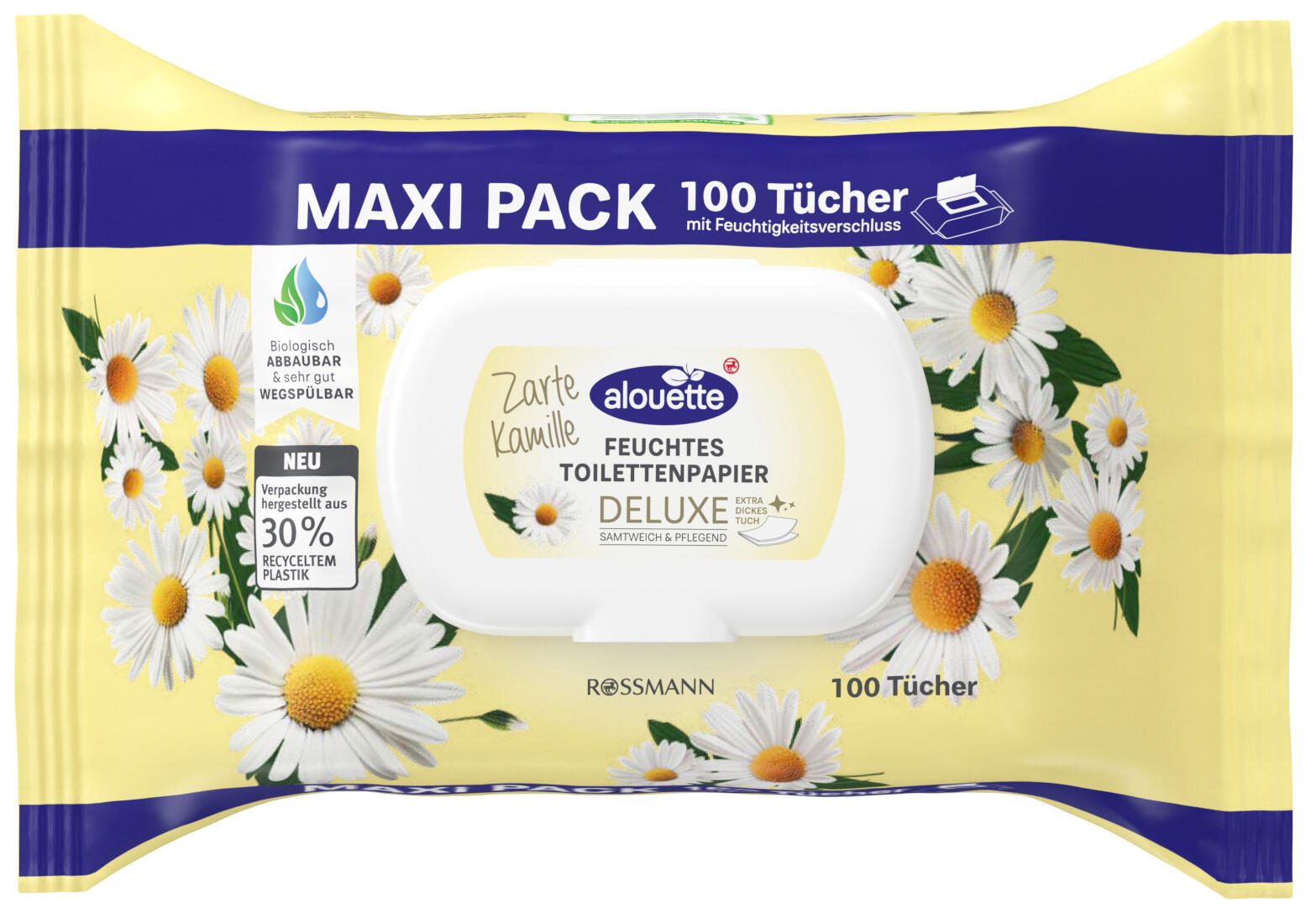 alouette Feuchtes Toilettenpapier Deluxe 1-lagig