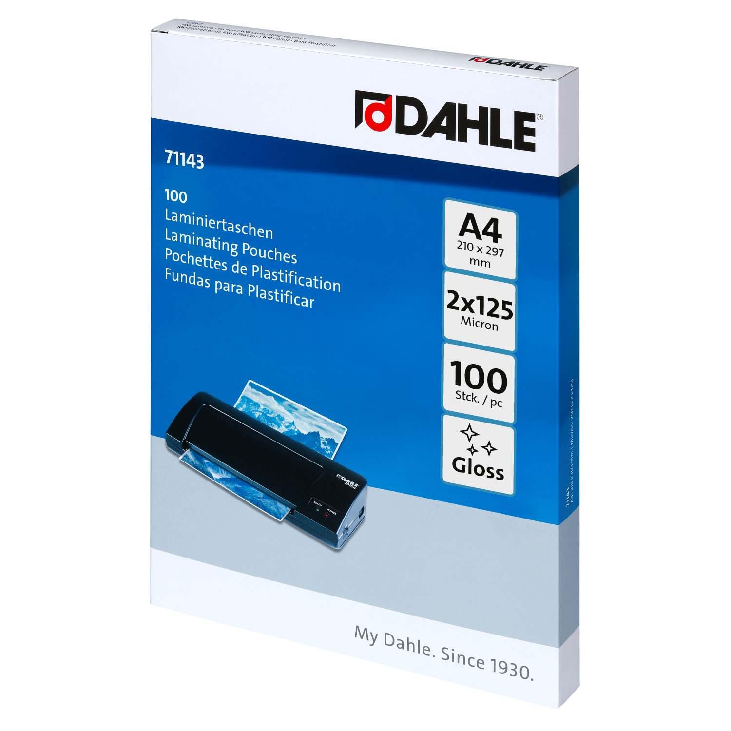 DAHLE Laminierfolien glänzend 125 mikron A4
