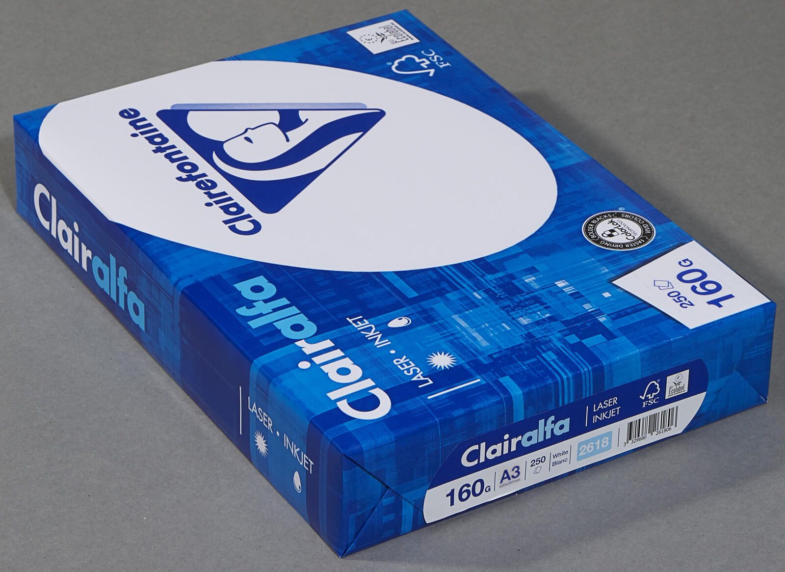 Clairefontaine Clairalfa Kopierpapier DIN A3 160 g/m²