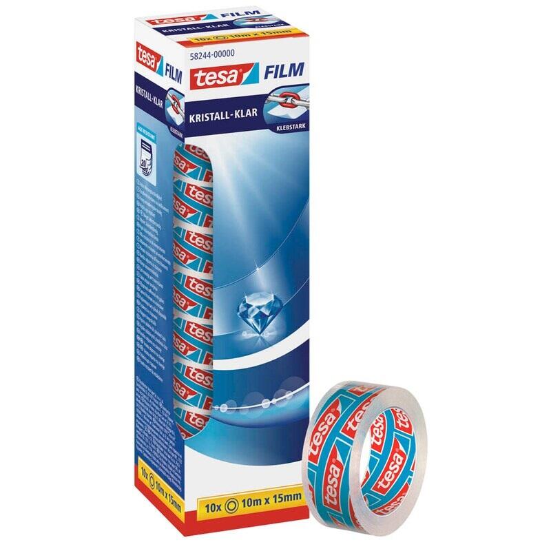 tesa Klebefilm 15 mm x 10 m transparent