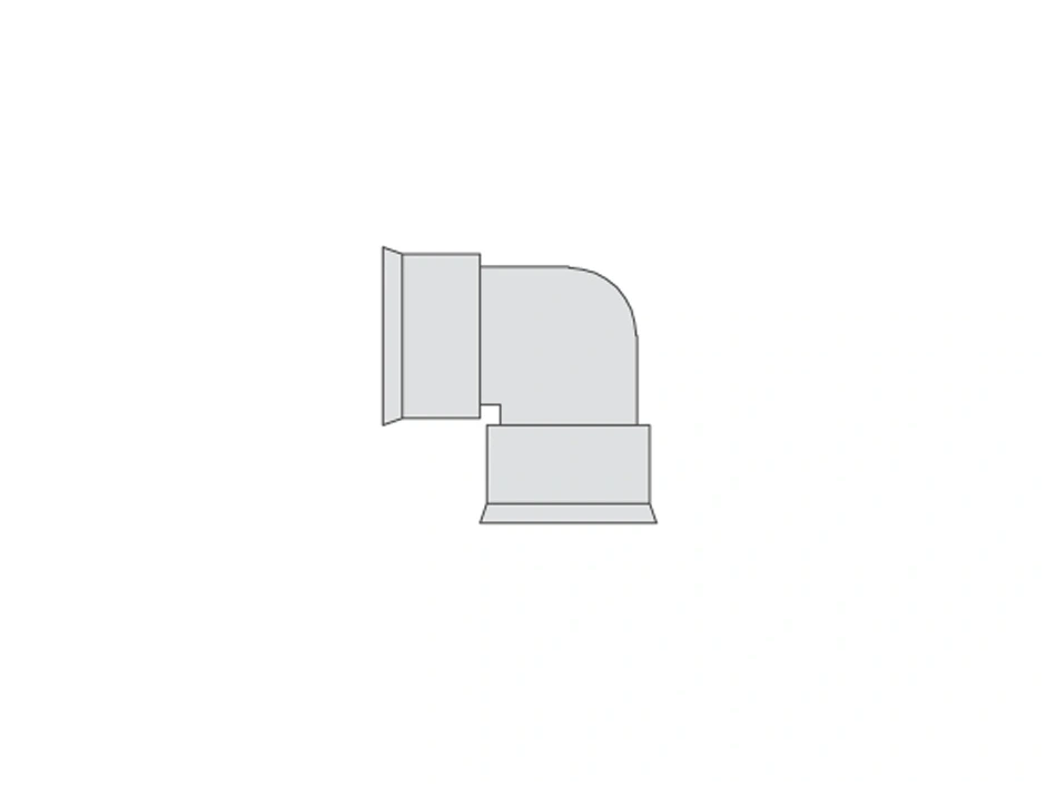 HEGLER Sirowell Bogen 90° DN 100