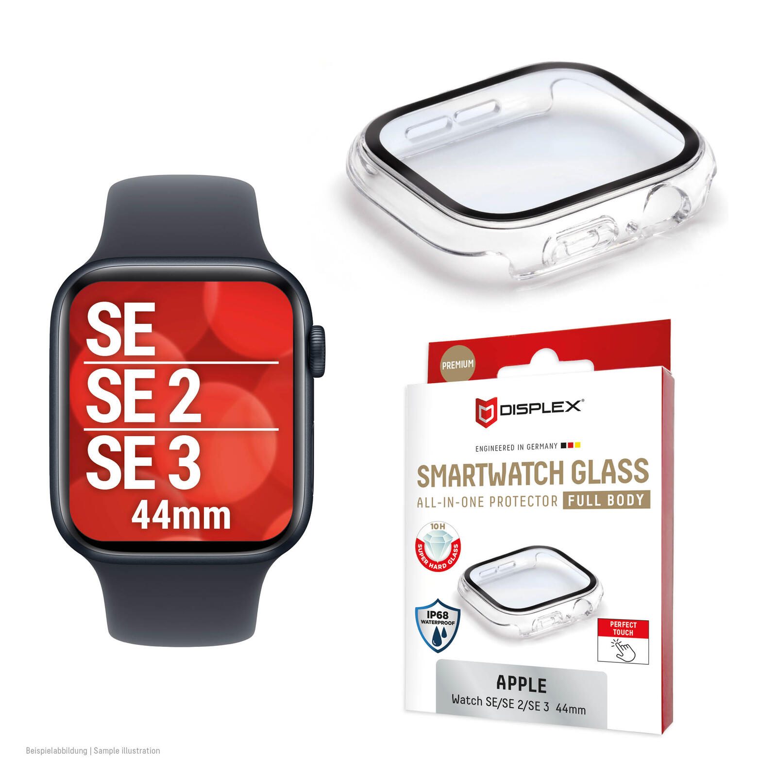 DISPLEX 10H Panzerglas Apple Watch SE3/SE2/SE (44mm)