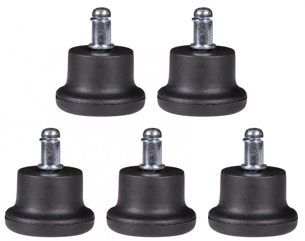 AMSTYLE 5er-Set Bodengleiter SPM1.915 Schwarz