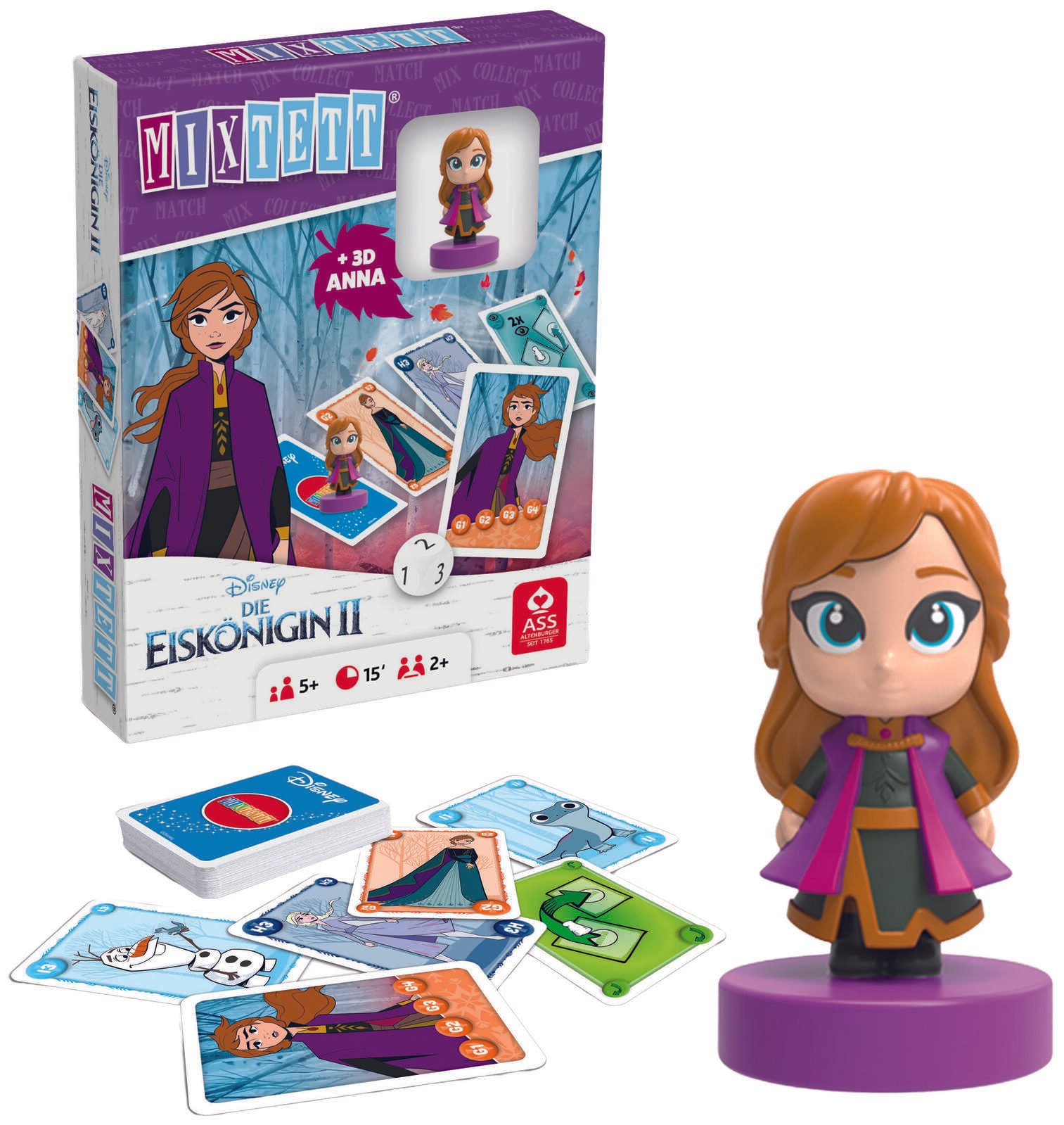 ASS ALTENBURGER Mixtett – Disney Die Eiskönigin Anna Kartenspiel
