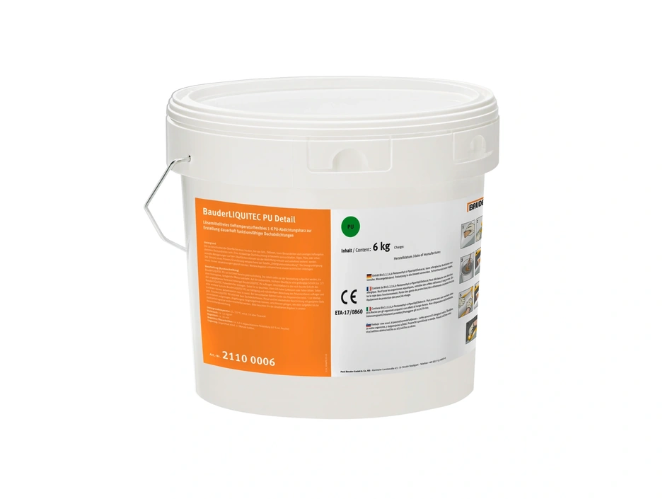 Bauder Liquitec PU Flüssigkunststoff schiefergrau 6 kg