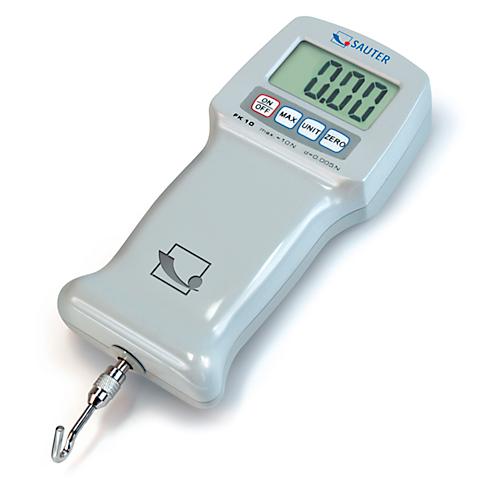 KERN Kraftmessger?t FK 500, digital, interne Messzelle, Messbereich 500 N, Ablesbarkeit 0,2 N, Batteriebetrieb, Tragekoffer