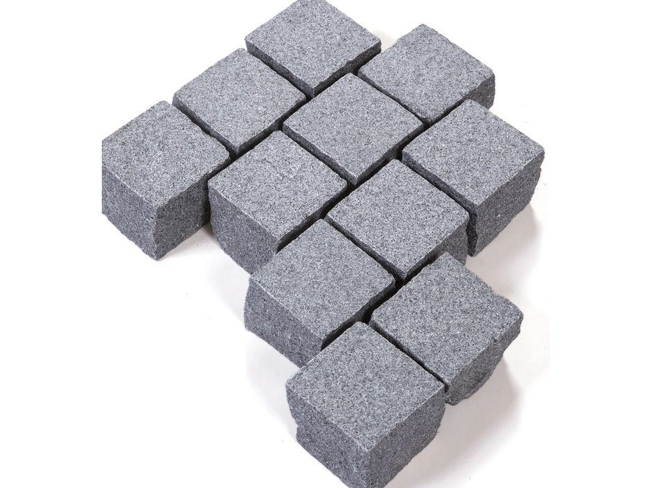 seltra Gala Ambiente+ Pflasterstein gefl. anthrazit 8x8x8 cm