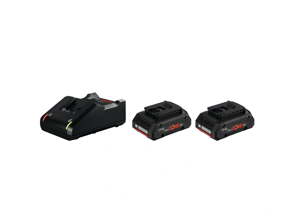 Bosch Akku Starter-Set 2xProCORE 18 V/4 Ah, 1XGAL 18V-40