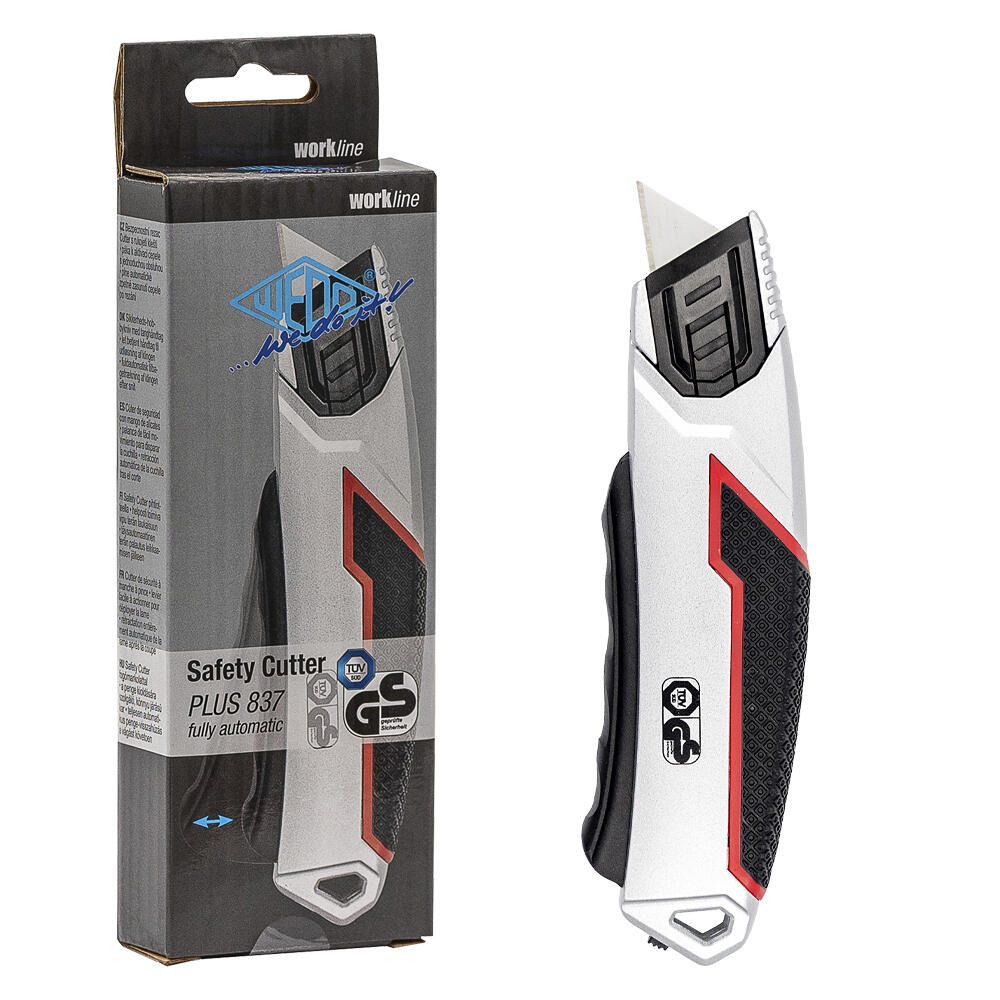 WEDO Cuttermesser Safety Plus Metall silber 19,0 mm, 1 St.