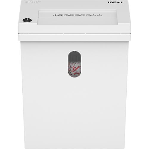IDEAL Aktenvernichter Shredcat 8100 CC, Partikelschnitt 5 x 30 mm, P-4, 20 l, 8-10 Blatt Schnittleistung, cool grey