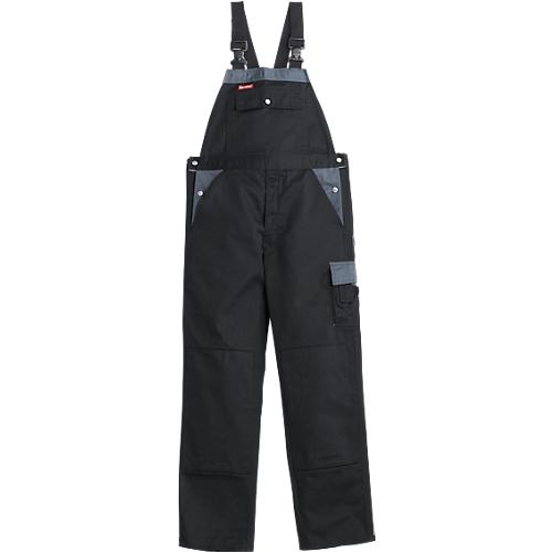 KANSAS? Latzhose Color, schwarz/grau, Gr. 50