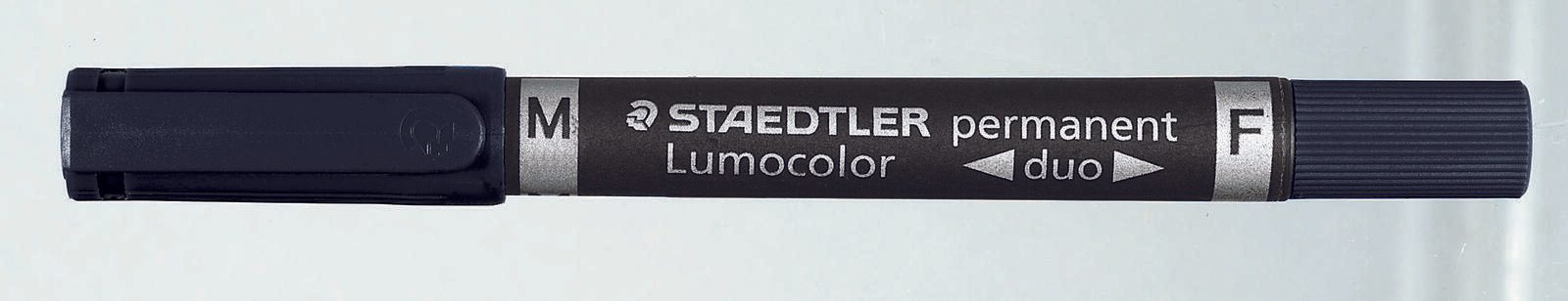 STAEDTLER Lumocolor duo Permanentmarker 0.6 – 1.5 mm Blau