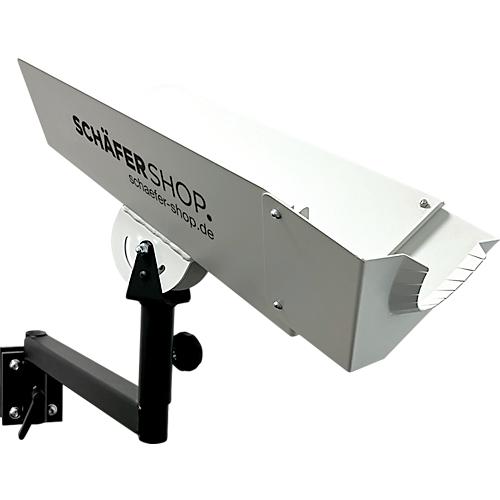 Sch?fer Shop Pure Papierpolsterspender PA1500, mit Schwenkarm, ergonomische Papierentnahme, Radius 400 mm, schwarz-grau