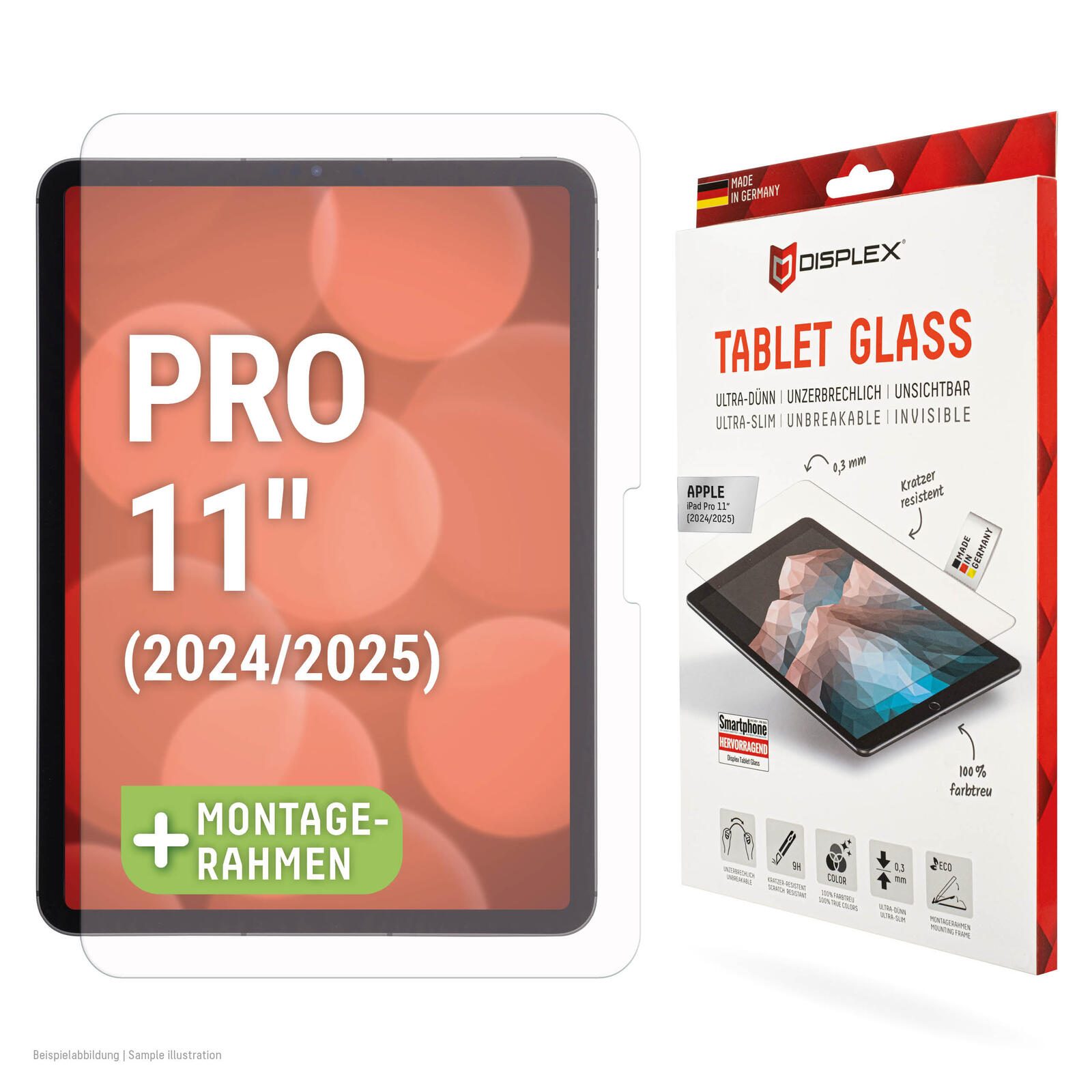 DISPLEX Tablet Glass für Apple iPad Pro 11“ (2025/2024)