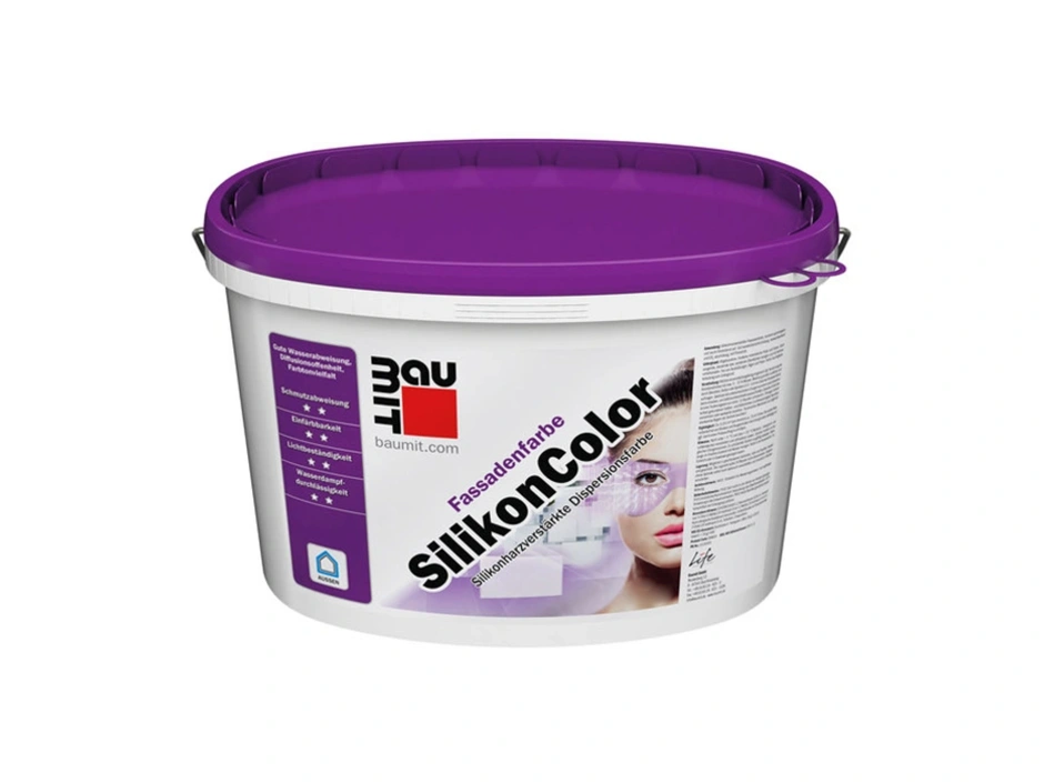 Baumit SilikonColor Fassadenfarbe weiß 5 l