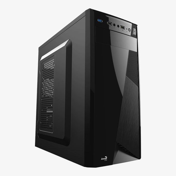 AeroCool PC Gehäuse CS-1101 Mid-Tower Schwarz