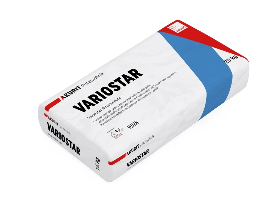 Akurit VS VarioStar Strukturputz 1 mm weiß 25 kg