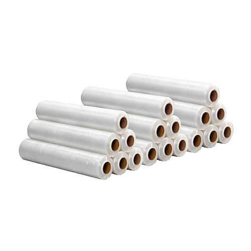 Sparset Stretchfolie, 500 mm x 300 m, transparent, St?rke 20 my, 18 Rollen