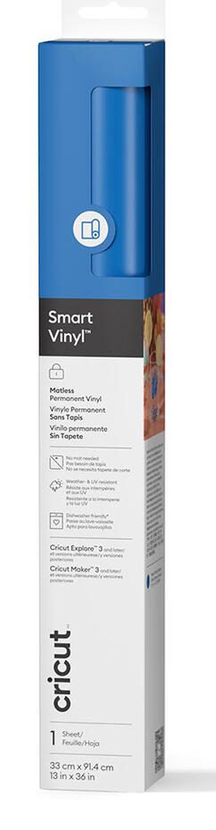 Cricut Vinylfolie permanent 33 cm x 91,4 cm Meerblau