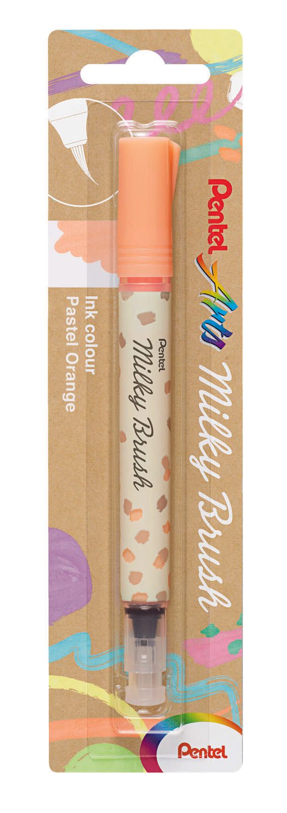Pentel Brush-Pen Orange