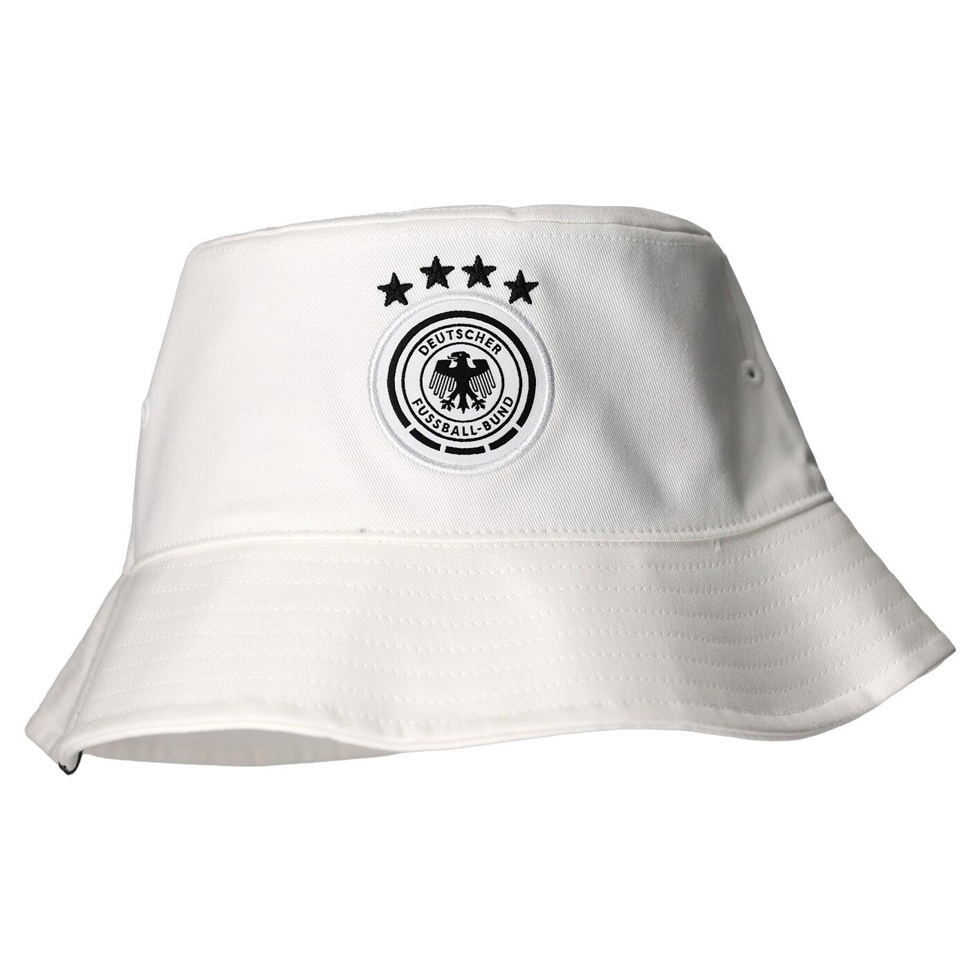 adidas DFB Bucket Hat, Stoffhut, Deutschland, weiß