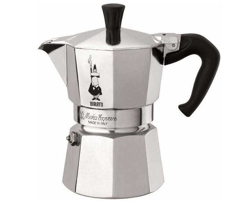 Bialetti Moka Express – silber – Aluminium – für 2 Tassen