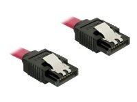 DeLock Cable SATA – SATA-Kabel – Serial ATA 150/300/600 – SATA (W) zu SATA (W) – 70 cm – eingerastet, gerader Stecker